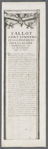 Belejringen af La Rochelle: Planche 4 af Jacques Callot