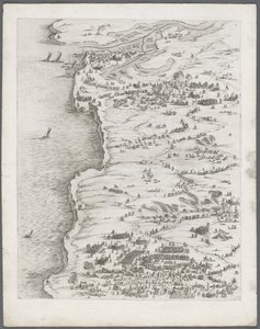 Belejringen af La Rochelle: Tavle 5, 1628-1630. af Jacques Callot