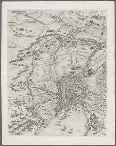 Belejringen af La Rochelle: Tavle 6, 1628-1630. af Jacques Callot