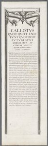 Belejringen af La Rochelle: Planche 8 af Jacques Callot