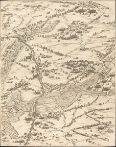 Belejringen af La Rochelle [plade 7 af 16; sæt omfatter 1952.8.97-112] af Jacques Callot
