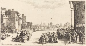 Slavemarkedet af Jacques Callot