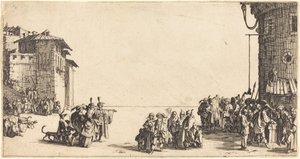Slavemarkedet af Jacques Callot