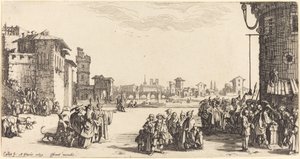 Slavemarkedet af Jacques Callot