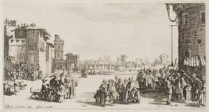 Slavemarkedet af Jacques Callot