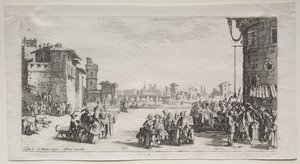 Slavemarkedet af Jacques Callot