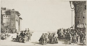 Slavemarkedet af Jacques Callot