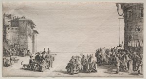Slavemarkedet, 1629. af Jacques Callot