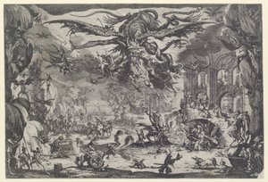 Sankt Antons fristelse (La tentation de St. Antoine) af Jacques Callot
