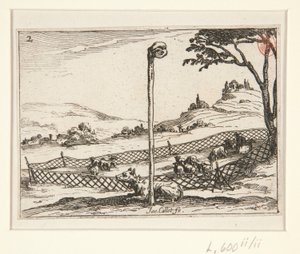 Det årvågne øje - nr. 2 fra serien af Jacques Callot