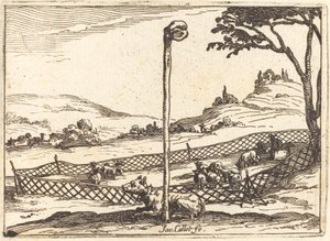 Det årvågne øje, 1628. af Jacques Callot