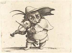 Violinspilleren af Jacques Callot