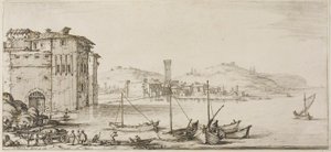The Zany One eller Scapin, fra Three Italian Comedians af Jacques Callot