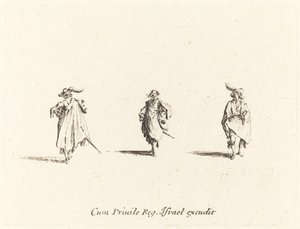 Tre herrer af Jacques Callot