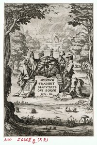 Titelblad til Sacra Cosmologia ... (kobberstik) af Jacques Callot