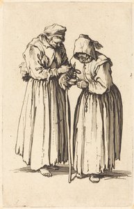 To tiggerkvinder, ca. 1622. af Jacques Callot