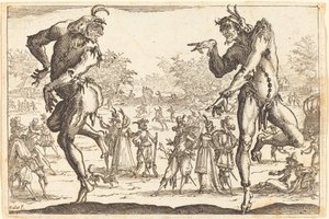 To Zanni af Jacques Callot