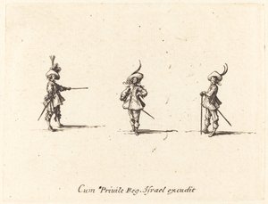 Ubevæbnet øvelse af Jacques Callot
