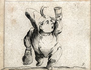 Varie Figure Gobbi ... (gravering) af Jacques Callot
