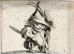 Varie Figure Gobbi ... (gravering) af Jacques Callot