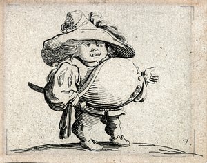 Varie Figure Gobbi ... (gravering) af Jacques Callot