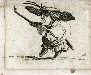 Varie Figure Gobbi ... (gravering) af Jacques Callot
