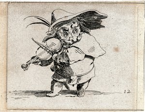 Varie Figure Gobbi ... (gravering) af Jacques Callot