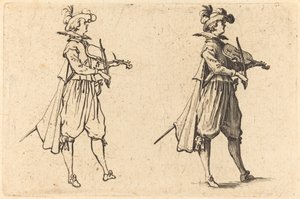 Violinist af Jacques Callot