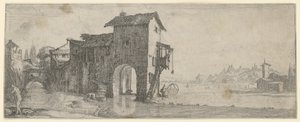 Vandmølle af Jacques Callot