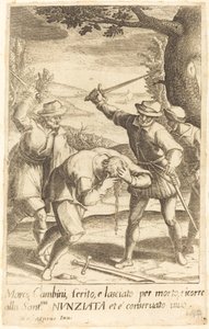 Marco Cambini af Jacques Callot after Donato Mascagni