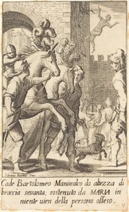 Bartolomeo, beslagsmed af Jacques Callot after Fabrizio Boschi