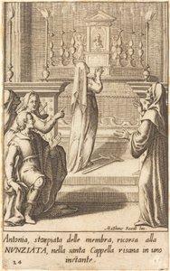 Antonia af Jacques Callot after Matteo Rosselli