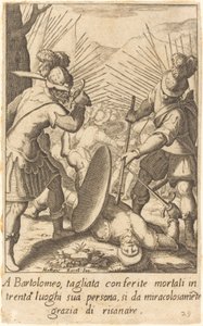 Bartolomeo af Jacques Callot after Matteo Rosselli
