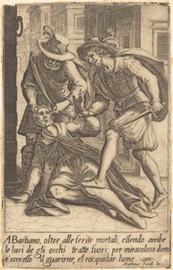 Bastiano af Jacques Callot after Matteo Rosselli