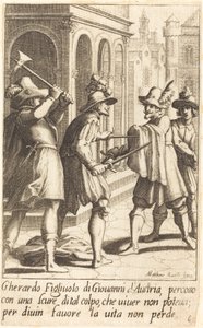 Gherardo af Jacques Callot after Matteo Rosselli