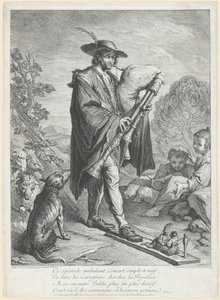 Sækkepibespilleren af Jacques Dumont Le Romain, finished by Jean Daullé