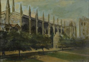 New College, Oxford af Jacques-Emile Blanche