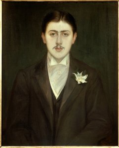 Portræt af Marcel Proust (1871-1922), fransk forfatter. Maleri af Jacques Emile (Jacques-Emile) Blanche (1861-1942). af Jacques Emile Blanche