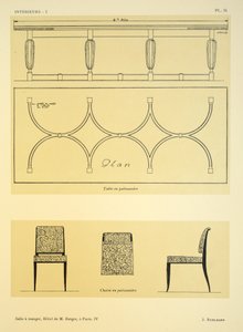 Spisestue IV, Hotel de M. Berger, i Paris, illustration fra 