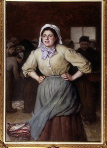 La cancalaise - Maleri af Jacques Eugene Feyen (1815-1908)., n.d.
