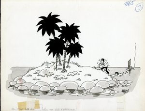 Jours de France, satire i sort/hvid