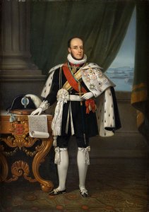 Infante Luís, hertug af Porto 1838-1889, fremtidig kong Luís I af Portugal, før 1860. af Jacques Francois Carabain