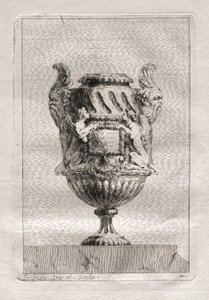 Suite af vaser: Tavle 11, 1746. af Jacques Francois Joseph Saly
