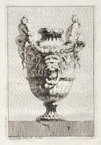 Suite af vaser: Tavle 1, 1746. af Jacques Francois Joseph Saly