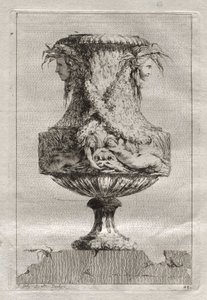 Suite af vaser: Tavle 20, 1746. af Jacques Francois Joseph Saly