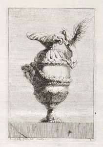 Suite af vaser: Tavle 3, 1746. af Jacques Francois Joseph Saly