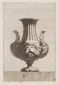 Suite af vaser: Tavle 6, 1746. af Jacques Francois Joseph Saly
