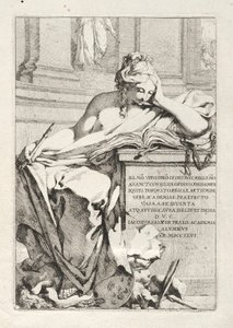 Suite af vaser: Titelblad, 1746. af Jacques Francois Joseph Saly