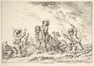 Leapfrog, midten til slutningen af det 18. århundrede. af Jacques Gabriel Huquier