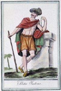 Hindupræst (hindu) - i "" Encyclopedia of travels"" af Grasset Saint Sauveur, red. Paris 1796